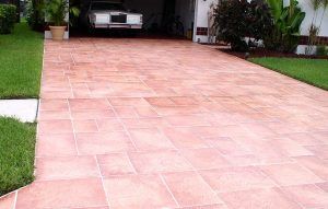 stamped concrete