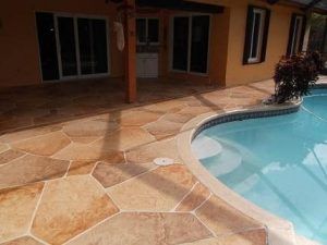 pool deck concrete design