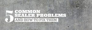 common problems with concrete