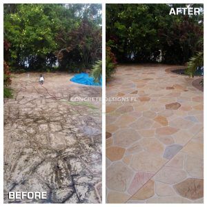 Before & After Gallery - Concrete Designs FL