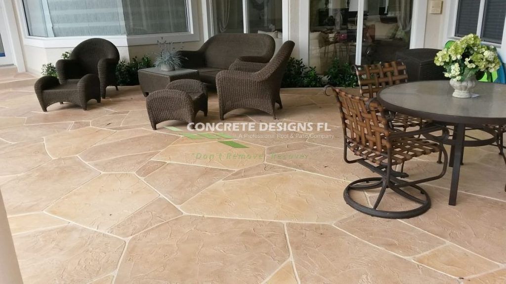 Concrete Stamped Patio