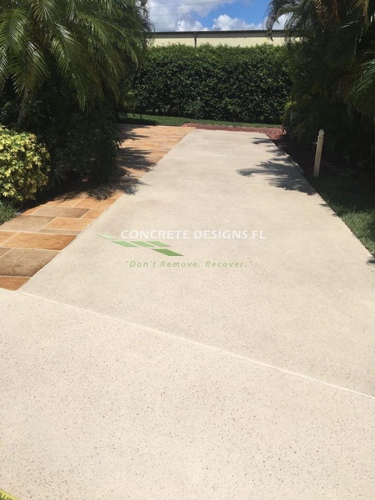 resurfacing concrete walkway service