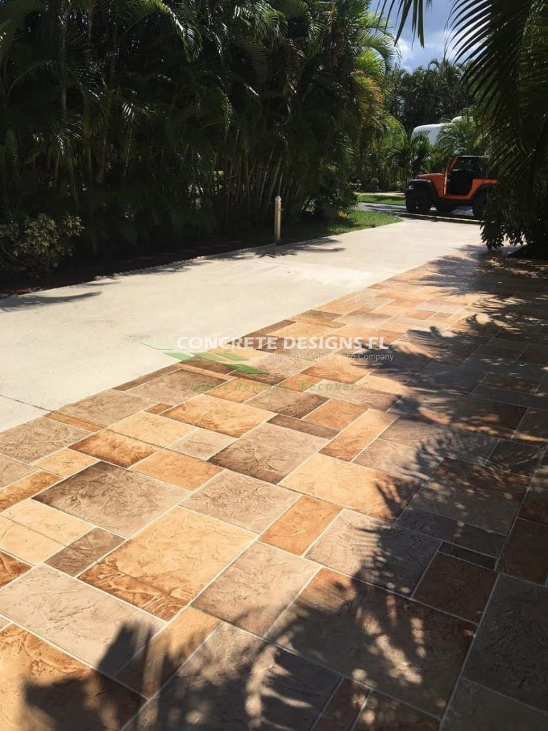 concrete walkway resurfacing services