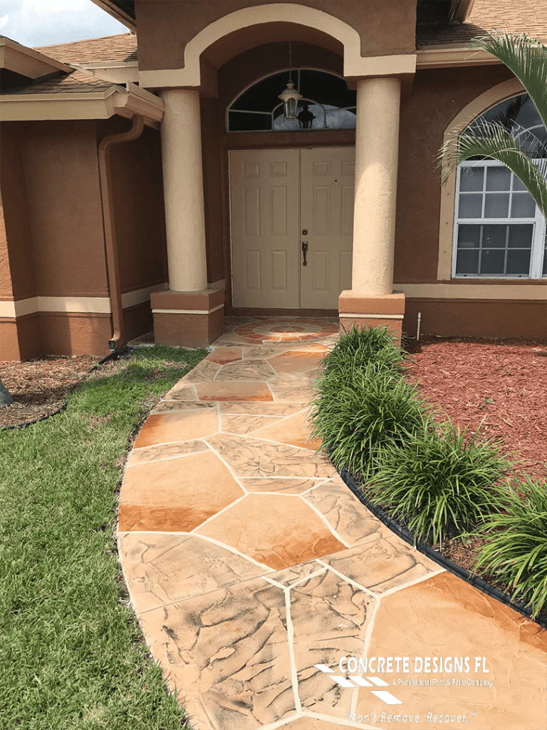 stamped driveway